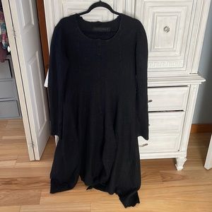 Rundholz Dip Sweater Asymmetrical Dress